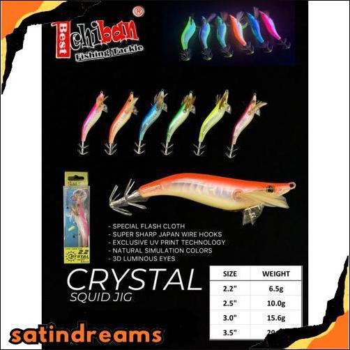Hot Sale Squid Jig Ichiban Crystal