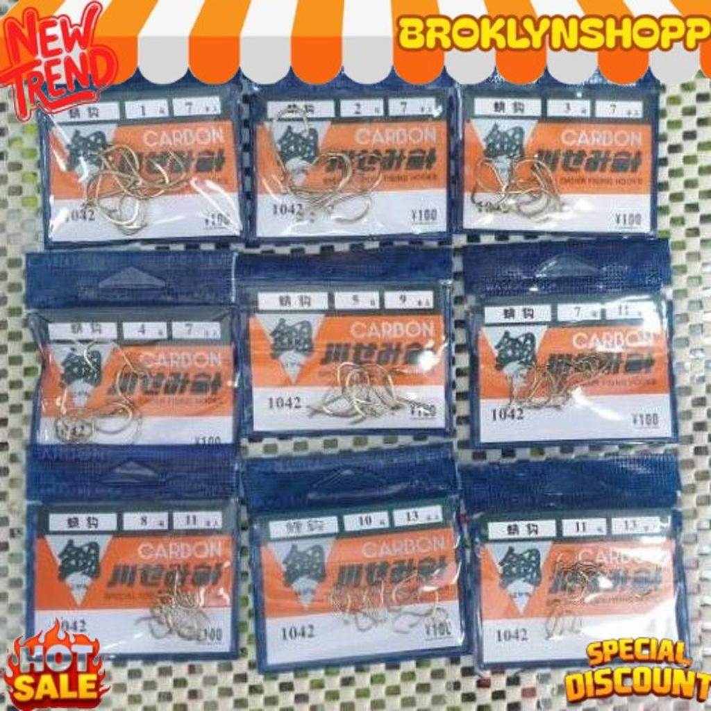 Super Mata Kail Carbon Jepang 1042 (Brown Lubang)