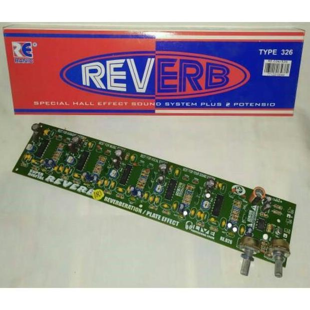 New- KIT ECHO REVERB 2 POTENSIO EFEK VOCAL MIXER AUDIO