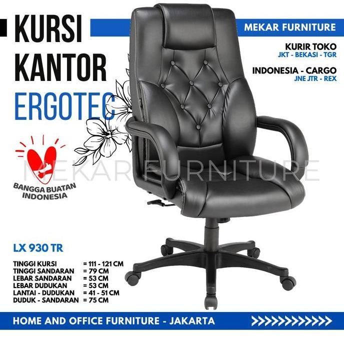 NEW ERGOTEC LX 930 TR KURSI KANTOR KURSI DIREKTUR - MEKAR FURNITURE ORI