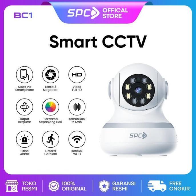 Ip Cam Cctv Tuya Ip Camera Babycam Full Hd 1080P 3Mp Spc Smart Bc1