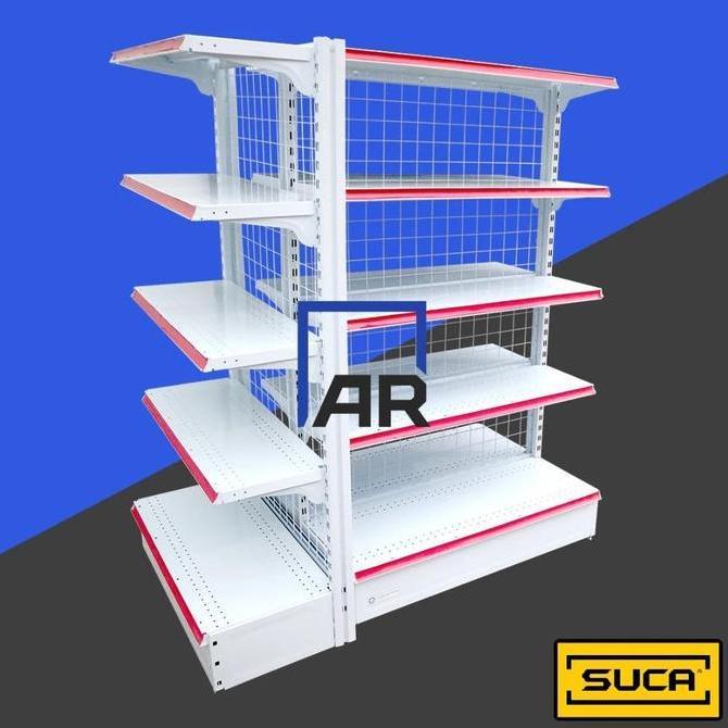 NEW RAK GONDOLA MINIMARKET - TIPE WALL GONDOLA A3 SUCA ORI