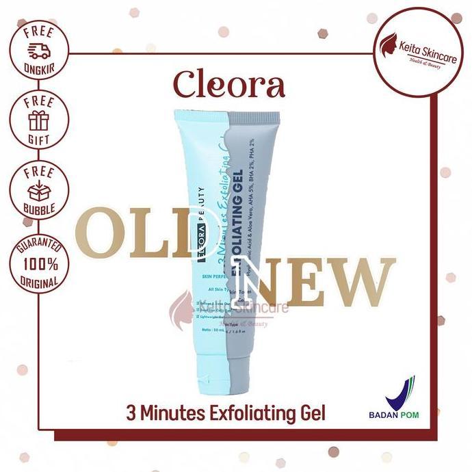 Cleora 3 Minutes Exfoliating Gel | Peeling Gel Cleora Beauty [terbaik]