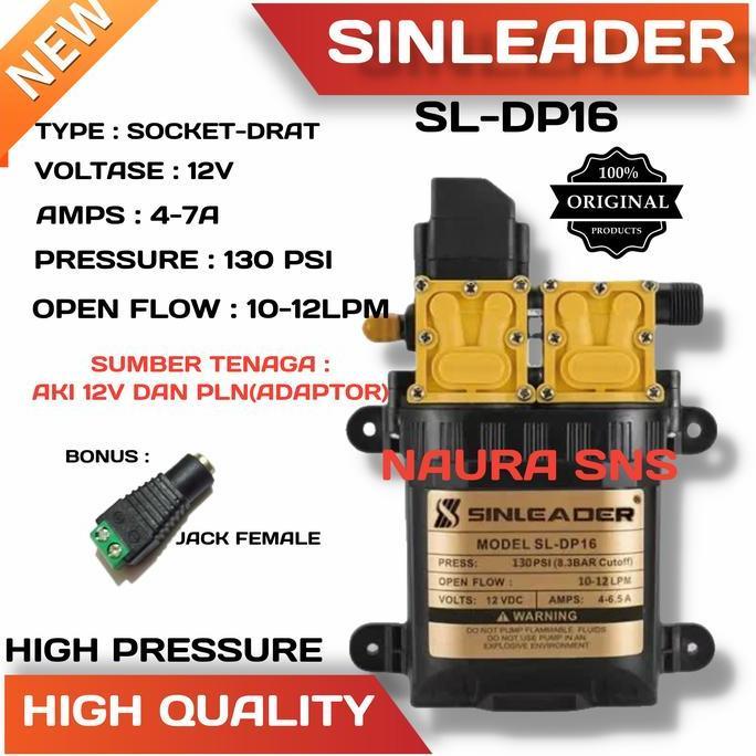 Mesin Pompa Air Dc 12V / Pompa Dc Sinlieader / Sinleader Pump 130 Psi Restock!