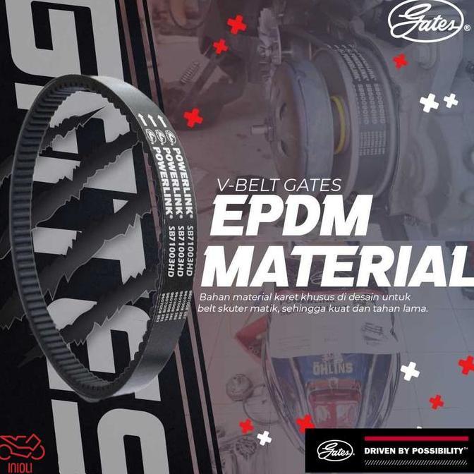 VAN BELT GATES V BELT V-BELT VBELT GATES POWERLINK MIO SPORTY SMILE MIO SOUL CARBU FINO CARBU NOUVO 