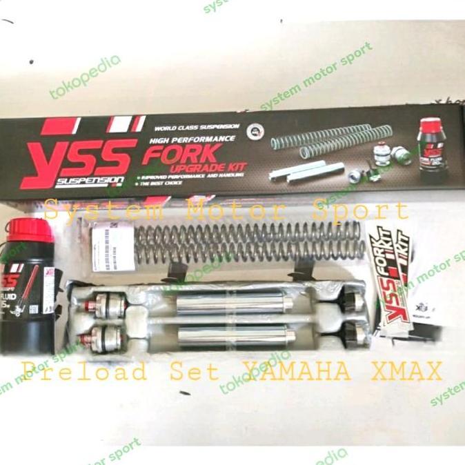 Preload Yss yamaha xmax. Front Fork preload XMAX ORIGINAL YSS Terlaris