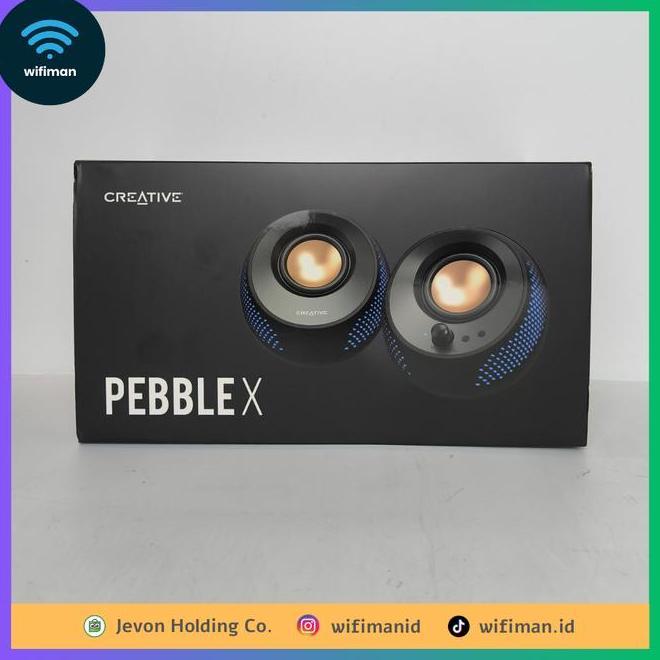 Creative Labs Pebble X 2.0 Bluetooth 5.3 Usb C Aux Speaker Audio Pc Desktop Computer Komputer