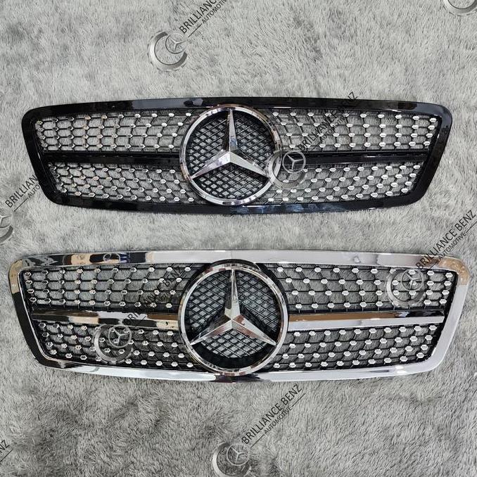 GRILL DIAMOND MERCEDES W203 C200 C230 C240 2000-2007 GRILLE AMG W203