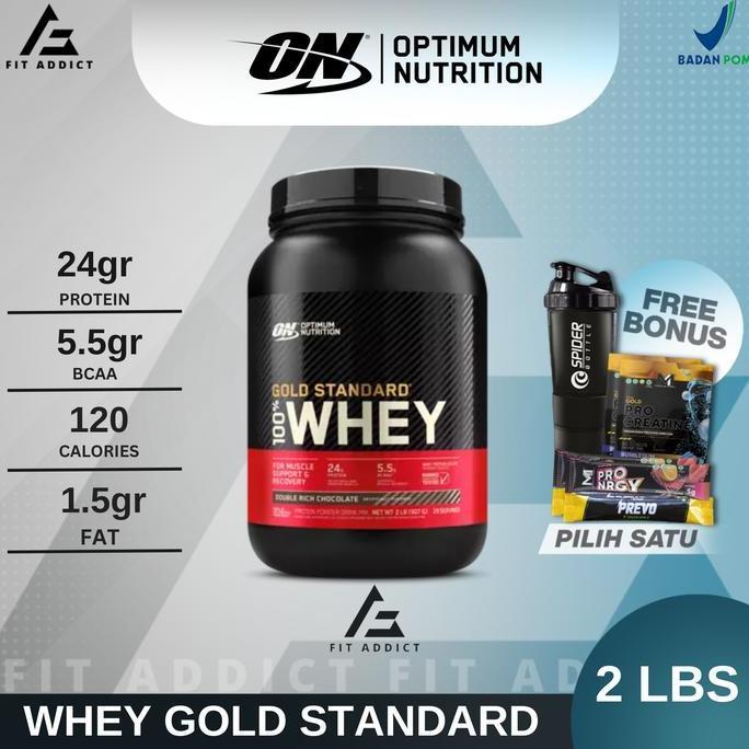 Uahsahabattani_ - On Whey Gold Standard 2 Lbs Optimum Nutrition Susu Whey Protein Fitness