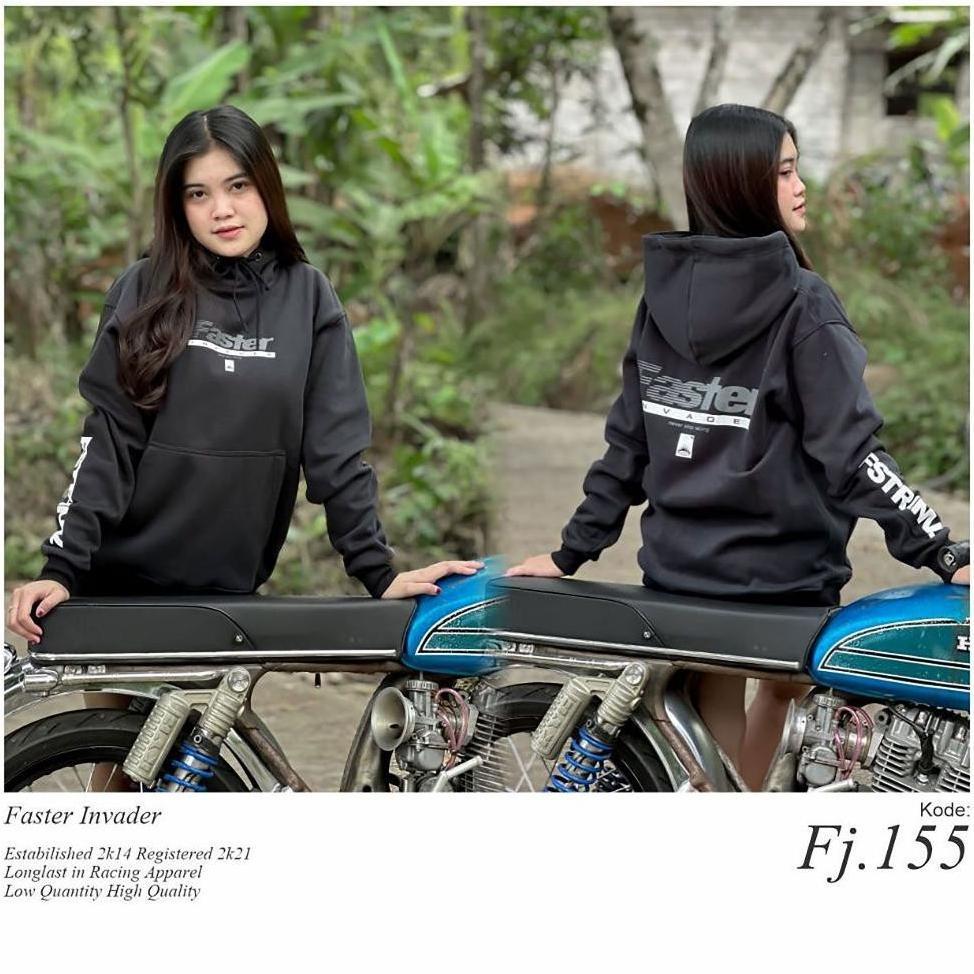 Hoodie Faster Invader [Kw] Bisa Bayar Di Tempat Hodie Distro Racing Pria Wanita Jumper Balap Motor R