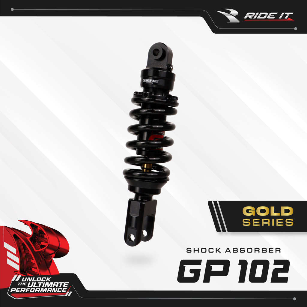 RIDE IT] SHOCK ABSORBER GP 102 GOLD SERIES/SHOCKBREAKER RIDE IT GP 102 SERIES GOLD