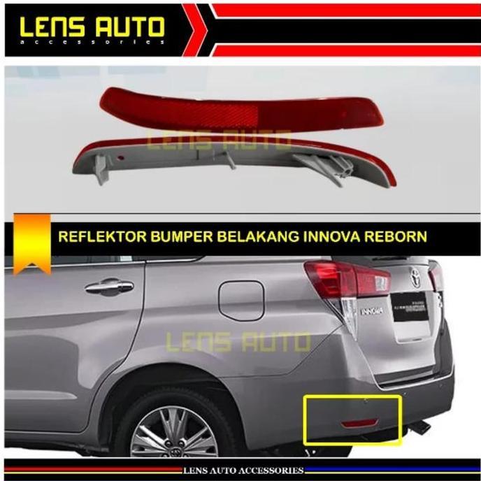 Reflektor Bumper belakang innova reborn