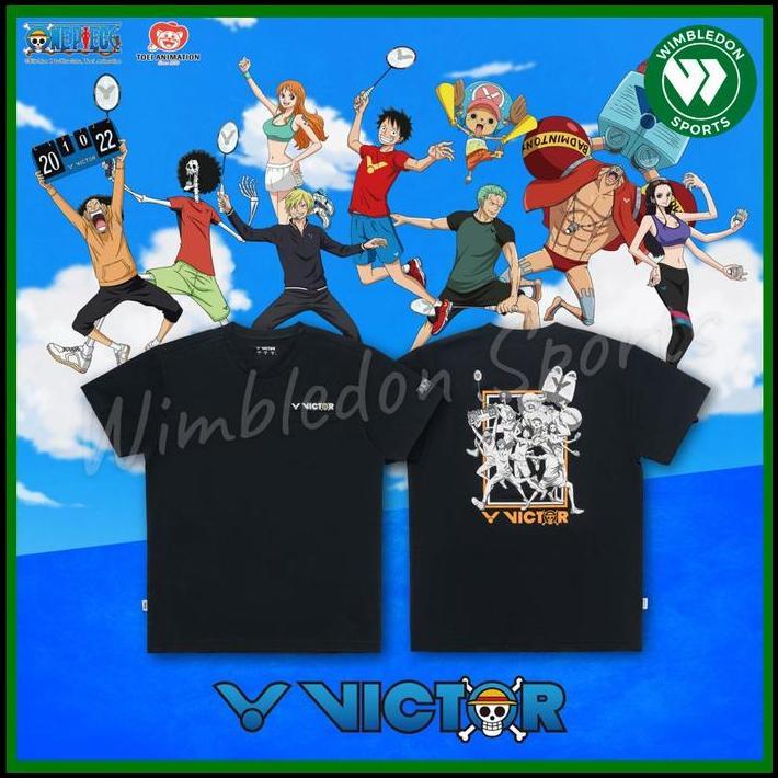 LIMITED Kaos VICTOR x ONE PIECE / Victor ONE PIECE T-OP1 C / T-OP2 C best seller