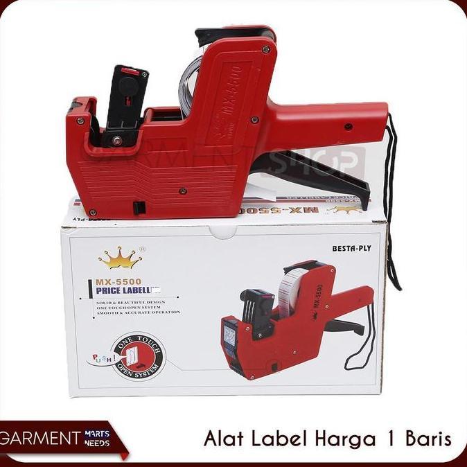 Alat Label Harga 1 Baris Expired Date Price Label 8 Digit Mx 5500 Alat Roll