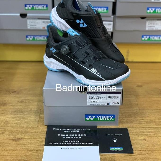 HARGA DISC - Yonex SHB 88 Dial 2 Wide (black/ice blue)