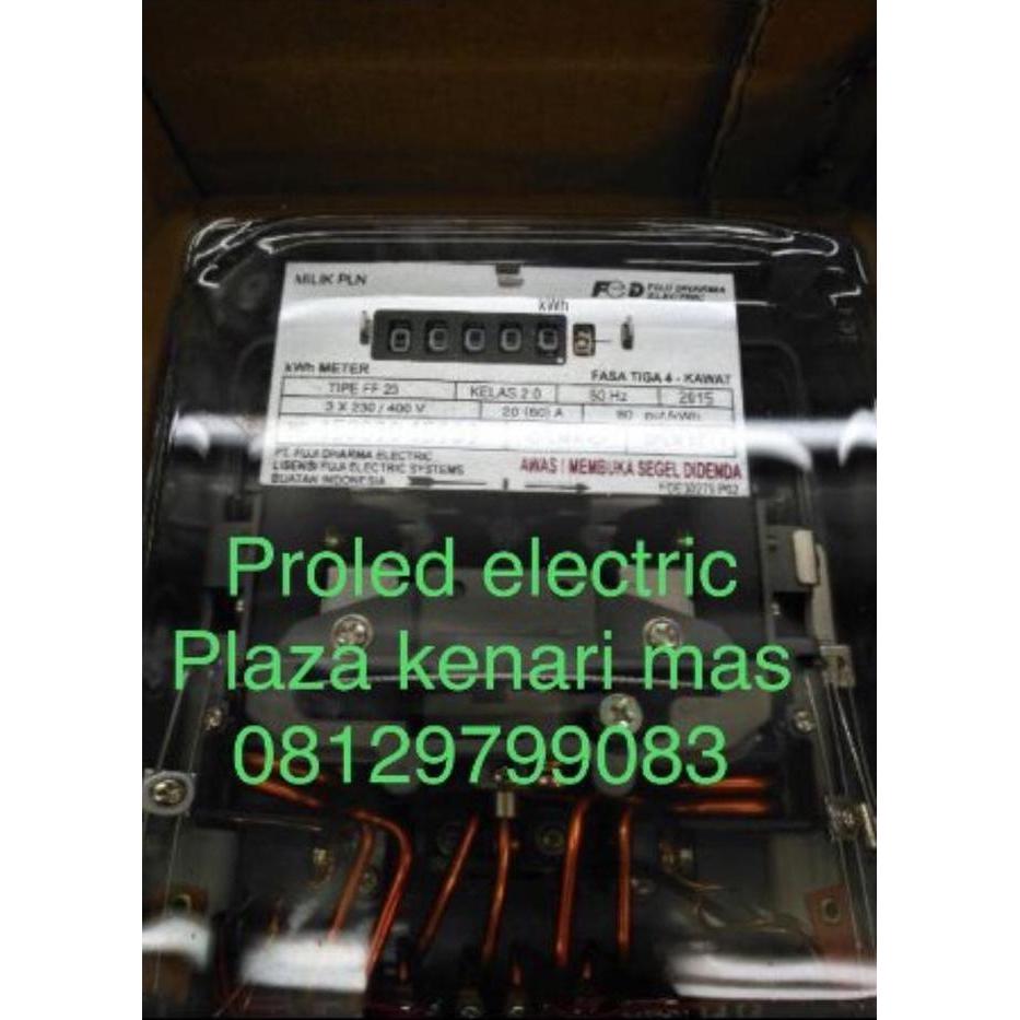 Promo KWH meter meteran listrik 3p 3 phase fuji dharma Diskon