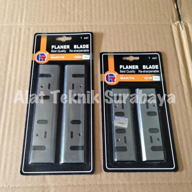 TERMURAH - PLANER BLADE GT FOR MAKITA 1805N TCT MATA SERUT KETAM PASAH ASAH 1805 N SET RE-SHARPENABL