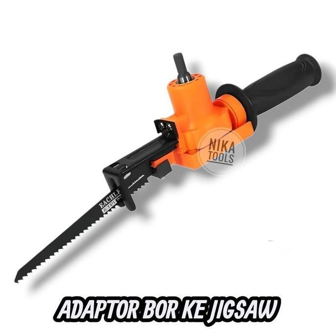 NEW Adaptor Jigsaw Adaptor Bor Alat Sambungan Bor Menjadi Gergaji Jigsaw