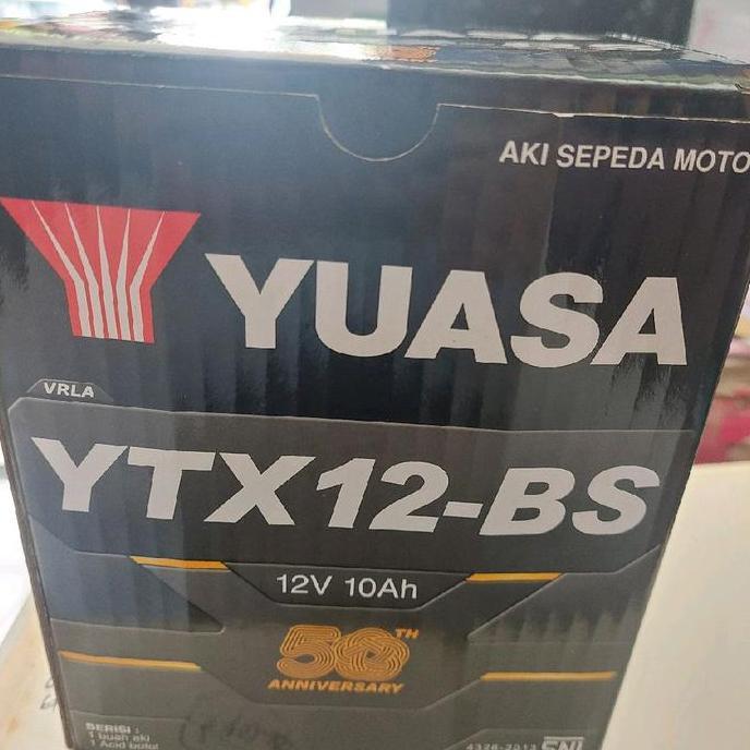 Aki Yuasa Ytx12Bs 12Volt 10Ah