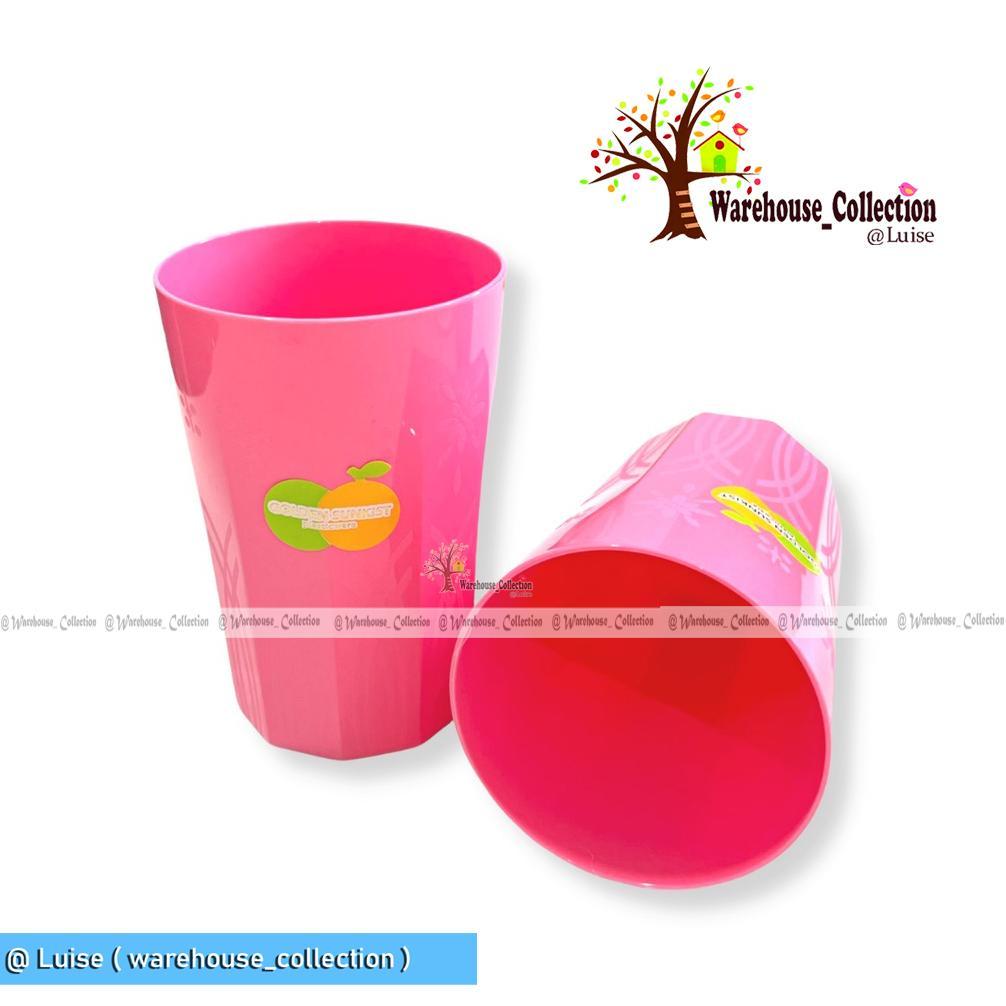 Gelas Plastik /Gelas Minum/Gelas Es /Gelas Motif /Gelas Fiori G5019 (W&Co)