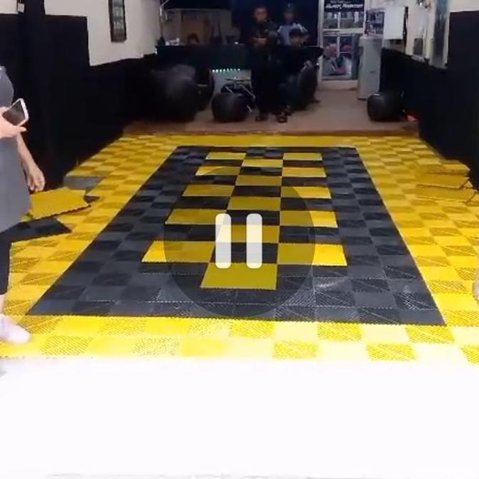 DUDLEY Modular Floor Lantai Workshop Detailing