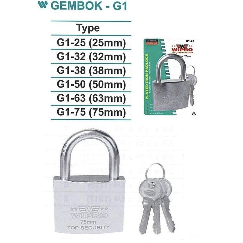 MYORINKA Gembok 32mm Wipro G1-32mm Wipro