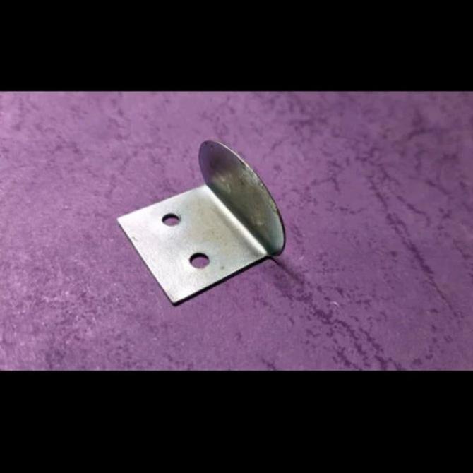 KEITH Klem Siku Besi Plat L Plat Jepit Kaca Penjepit Penahan Kaca Cermin