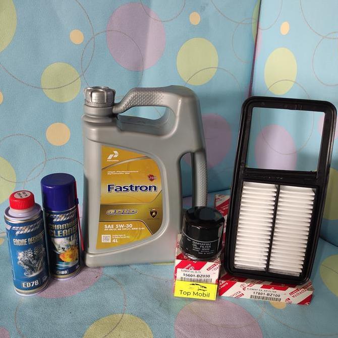 NARA Paket service oli Pertamina Fastron Gold 5W-30 Agya Ayla 1200cc (5)