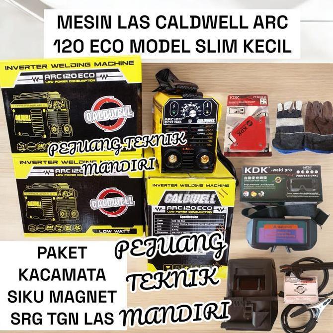BEAM MESIN LAS CALDWELL ARC 120 EC / TRAFO LAS CALDWELL MMA ARC 120 450WATT