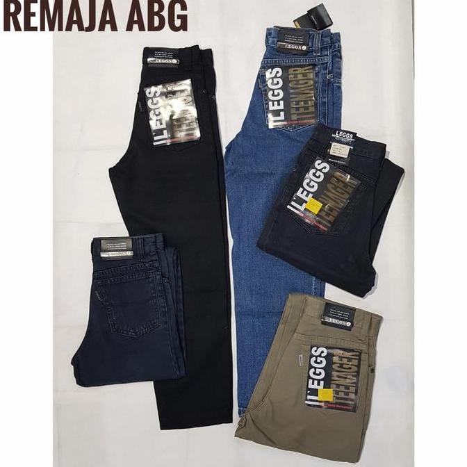 New- Celana jeans remaja abg LEGGS LGS ORI biru hitam murah