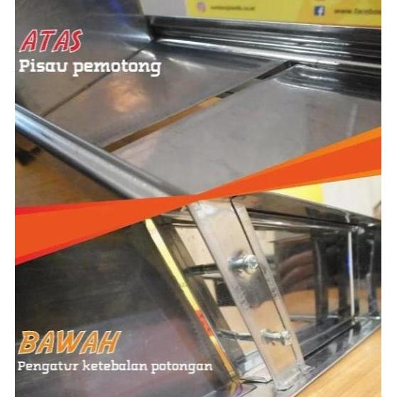 New- Alat Pengiris Bawang Serbaguna Stainless Alat Pemotong Sayuran Masak