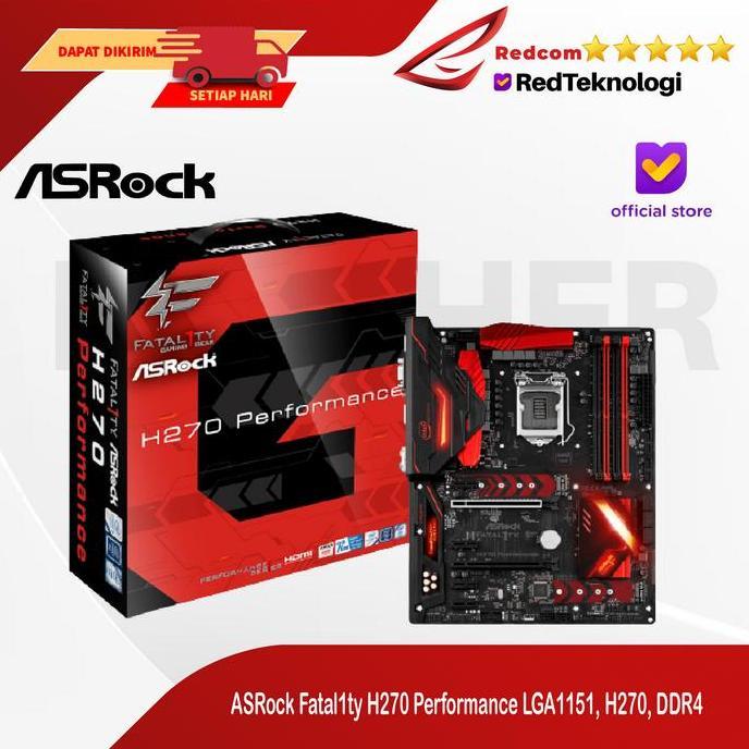 Asrock Fatal1Ty H270 Performance Lga1151, H270, Ddr4
