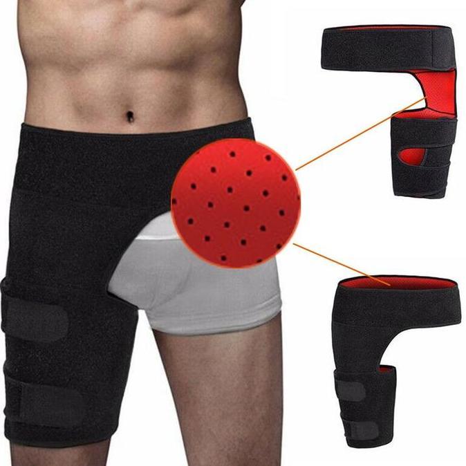 Hip Joint Support Panjang 116Cm Stabilizer Deker Paha Panggul Strap Penyangga Paha