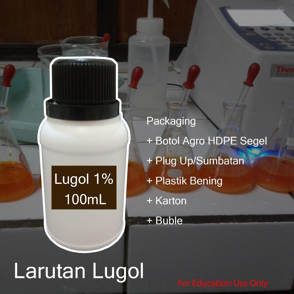 Larutan Lugol / Lugol's Solution 100 mL 1%/Lugol 1% 100ml