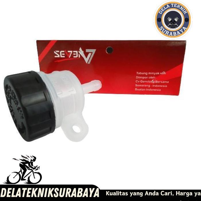 TABUNG MINYAK REM SATRIA 2 TAK TEMPAT MINYAK REM BELAKANG SATRIA HIU LUMBA BULAT TUTUP HITAM MOTOR M