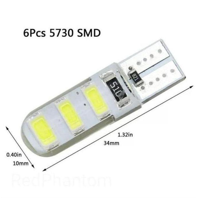 Lampu LED Senja KAWASAKI EDGE LUMINOS T10 6 LED Kota / Kecil