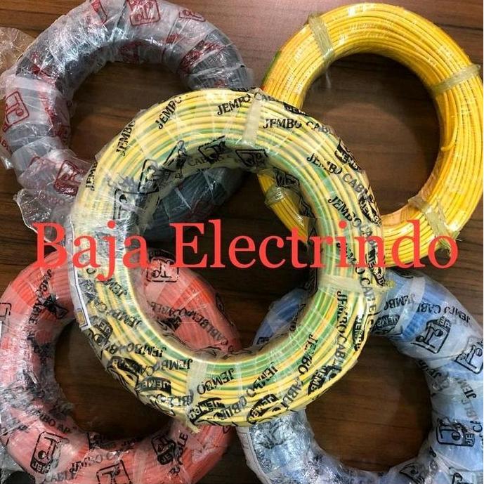 Promo Kabel Serabut NYAF 1,5mm JEMBO Roll 100m NYAF 1.5mm 1 x 1,5 mm JEMBO Diskon
