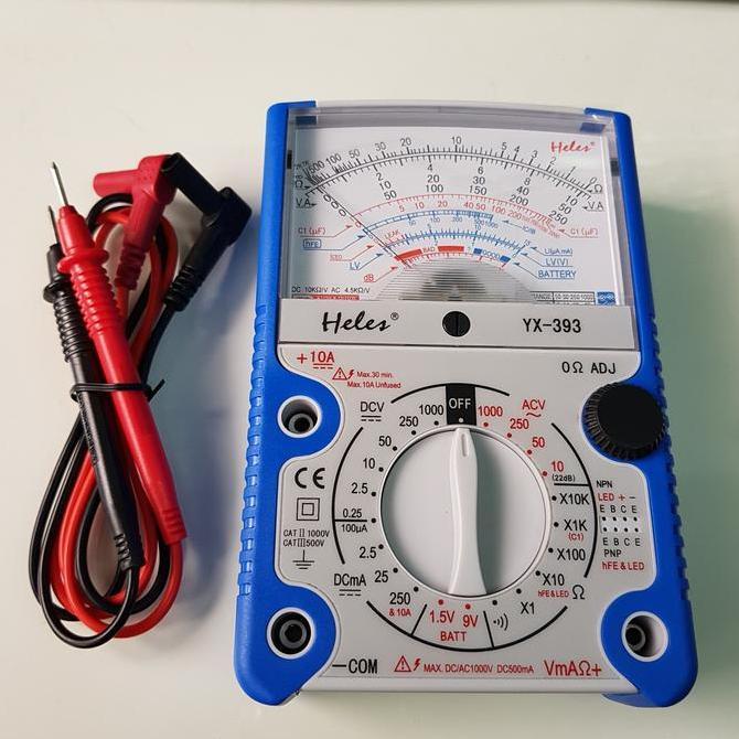 HARGA DISC - Multitester Heles Analog YX 393/Avometer Analog Heles YX 393