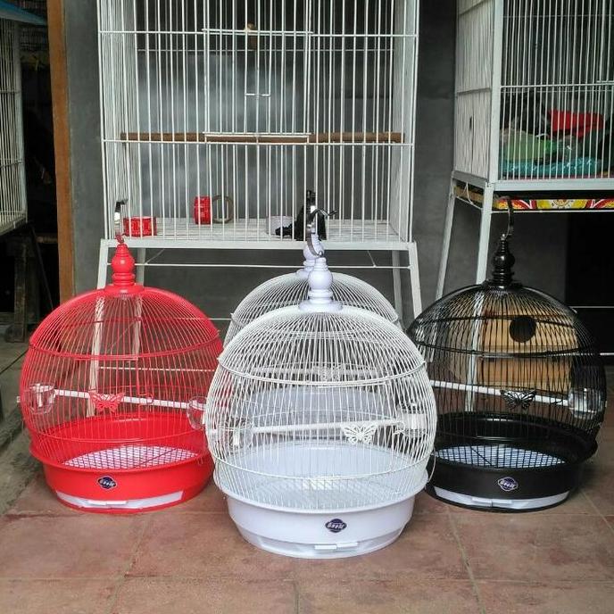 Kandang Burung Besi Gentong Jumbo Diameter 43 Cm