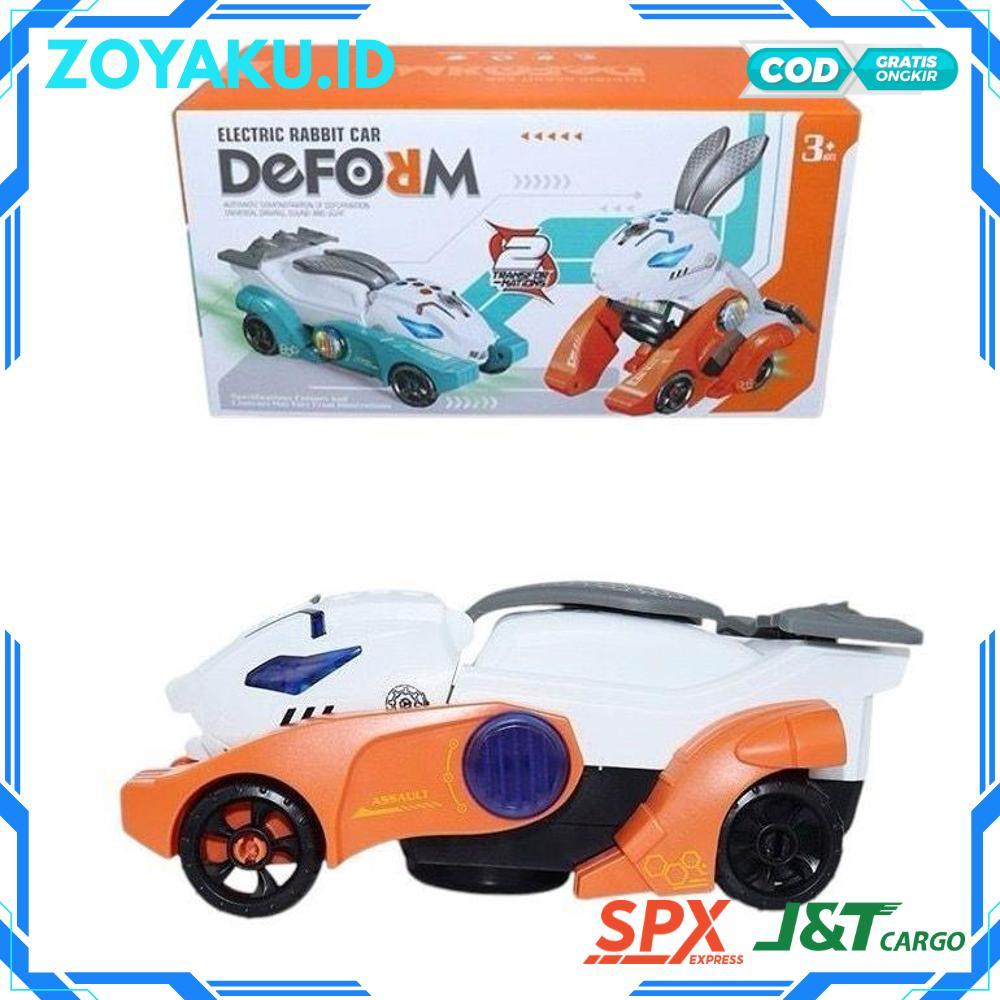 Berkualitas Mainan Anak Electric Rabbit Car Deform D168