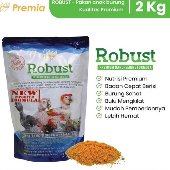 Bubur Loloh Baby Burung Parrot Robust 2 Kg Bubur Baby Afgrey Macaw