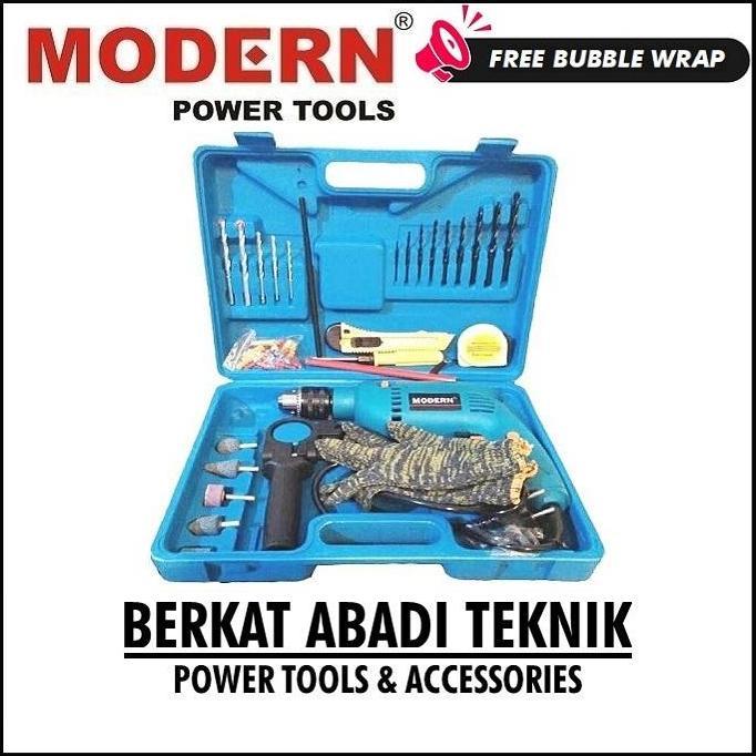 PROMO Paket Mesin Bor Listrik Modern M-2130 / Mesin Bor Tangan M2130