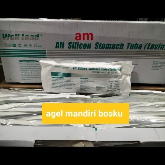 New- NGT e 16FR,18FR well lead/NGT Selang makan/Feding Tube