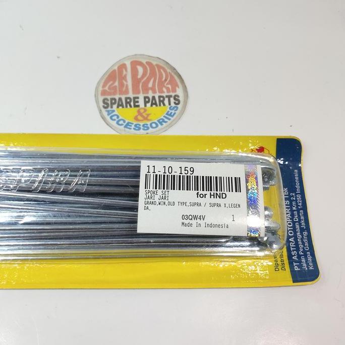 Jari ruji 159 Depan Grand Legenda supra tromol win C70