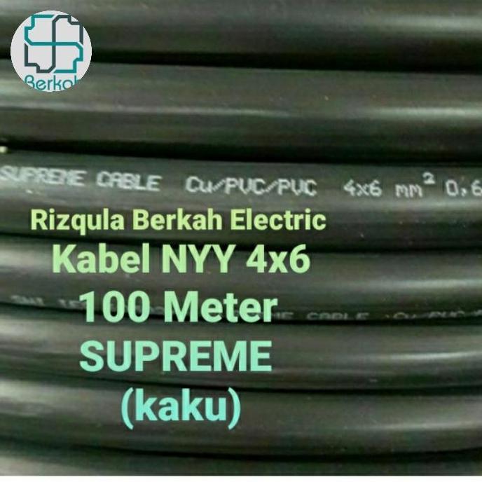 Promo Kabel NYY 4x6 SUPREME 100 METER / Kabel NYY 4x6 Supreme 100 meter. Diskon