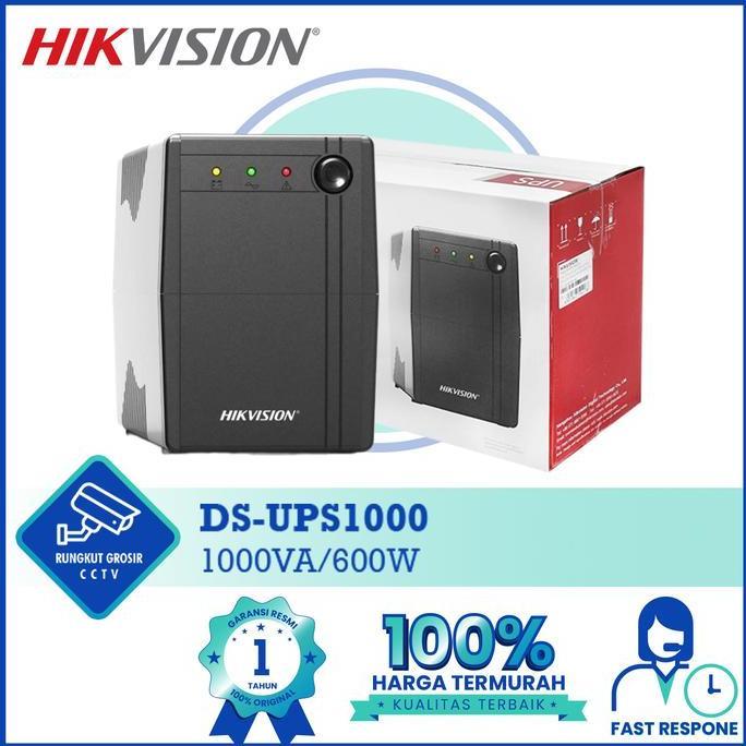 UPS HIKVISION DS-UPS1000 1000VA 600W POWER SUPPLY UPS CCTV
