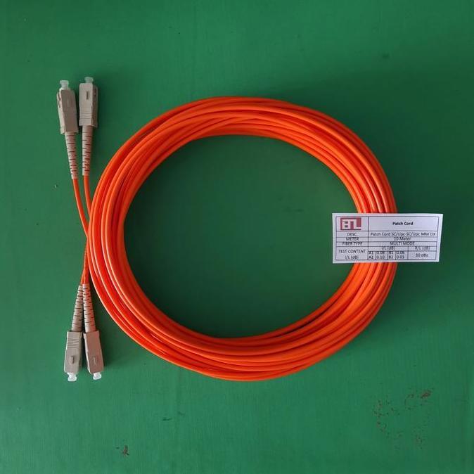 Patch Cord SC/UPC-SC/UPC 10 Meter MM DX