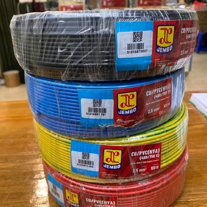 Promo Kabel Jembo NYA 1x2.5 Per Rol 50 meter Diskon