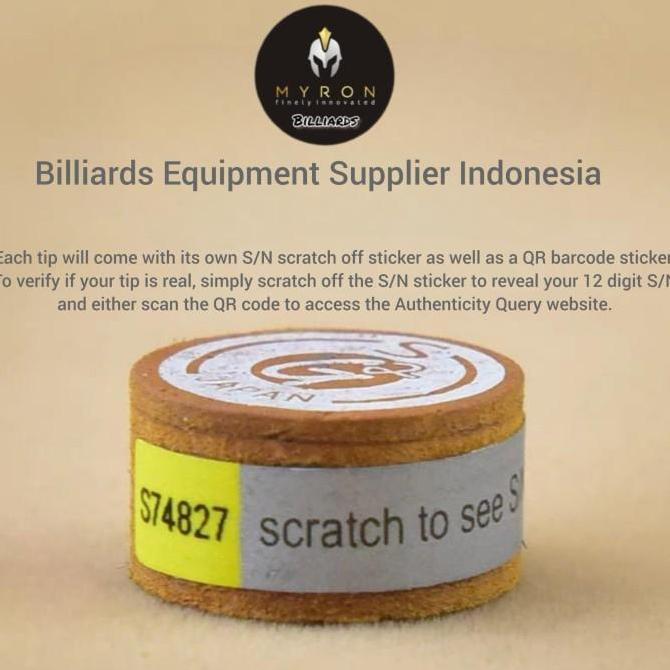 Sale Tip G2 Japan~Soft & Medium~Cue Tip Billiard G2~Master Tip Billiard G2