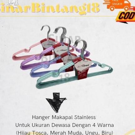 HANGER BAJU MAKAPAL 1 PACK @ 10 PCS